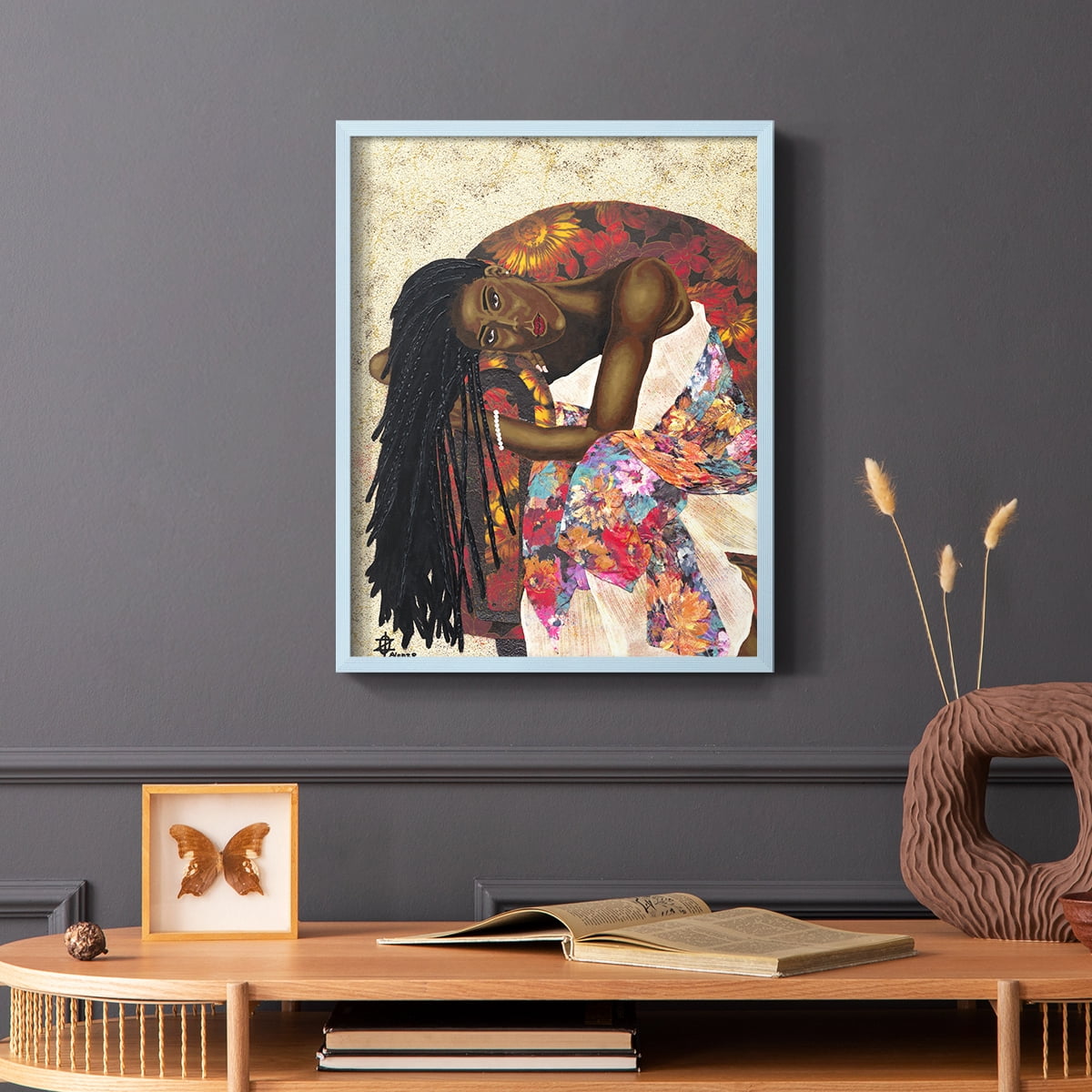 Woman Strong III Framed Print - Solid Wood in Single Picture Frame Solid Wood 2 Framed Print