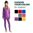 thumbnail image 5 of 𝗔𝗟𝗟 𝗗𝗔𝗬 𝗖𝗢𝗠𝗙𝗢𝗥𝗧 Unisex Kids Merino Wool Midweight Base Layer Set - Thermal Underwear Top, Bottom and Cuff Beanie - Merino.tech, 5 of 10