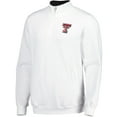 thumbnail image 2 of Men's Colosseum White Texas Tech Red Raiders Tortugas Logo Quarter-Zip Jacket, 2 of 3