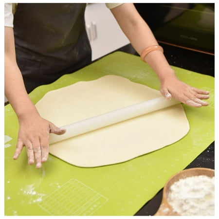

Non-stick Silicone Dough Rolling Mat Sheet Kneading Rolling Baking Pad With Measurement Scale Pastry Baking Mat Tool - Green