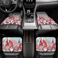 thumbnail image 6 of Salouo Christmas for Car Floor Mat Set of 4–Car Carpet Mats - Car Mats with Anti-Slip Backing & Driver Heel Pad Universal Fit for Cars, Trucks, SUVs, and Vans, 6 of 6
