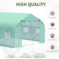 thumbnail image 4 of Outsunny 11.5' x 10' x 7' Portable Walk-In Steeple Garden Greenhouse, 4 of 8