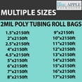thumbnail image 7 of 2Mil Clear Poly Tubing Plastic Roll Bags LDPE - 15"x2150ft - Heat Sealable, 7 of 7