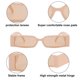 thumbnail image 3 of Gafas de sol de ojo de gato de moda en caja pequeña, gafas de sol de pasarela modernas, hechas de PC y AC, 3 of 5
