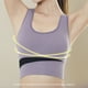 thumbnail image 5 of Sonducket Camiseta sin mangas resistente a los golpes, cómoda carpeta de pecho, correas roscadas anchas, carpetas de pecho para correr, Ropa interior Púrpura, 5 of 6