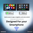 thumbnail image 3 of KENWOOD DMX500S 6.8" Touchscreen Car Stereo with Wireless & Wired Apple CarPlay and Android Auto – Easy Install Short Chassis (New), 3 of 8