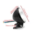 thumbnail image 3 of Motorcycle Headlight Round Retro Headlamp 12v 35w 3000k High-low Beam Fog Light Universal Modified Parts, 3 of 8