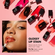 e.l.f. Glossy Lip Stain, Berry Queen, 0.1 fl oz