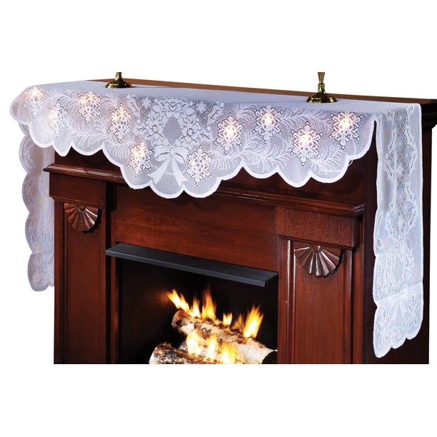 Lighted Mantel Scarf