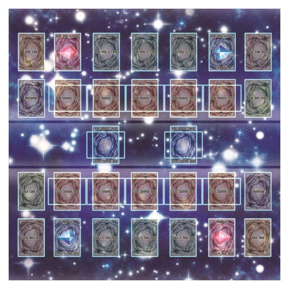〖Follure〗Rubber Play Mat 60x60cm Galaxy Style Competition Pad Playmat