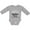 AC-Heather Grey, variant on Inktastic Together, We Fight Lung Cancer Awareness Boys or Girls Long Sleeve Baby Bodysuit