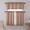 Dusty Rose, variant on Kate Aurora 3 Piece Rod Pocket Orly Jacquard Floral Kitchen Curtain Tier & Valance Set - Assorted Colors