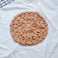 thumbnail image 2 of Raindrops Beret De Tejida Khaki Para Mujer Calado Y Cómodo Para Viajes Y Eventos, 2 of 8