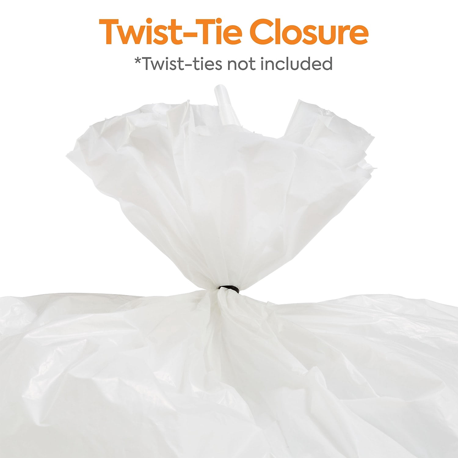 Staples Coastwide Professional 20-30 Gallon Trash Bag 30" x 36" Low Density 0.9 mil White 200