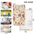 thumbnail image 6 of Yayeee 2 Pack Hand Towels for Bathroom 100% Cotton 16" x 28" Soft Absorbent Kitchen Towel, Fall Book, 6 of 7