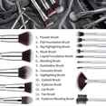 thumbnail image 2 of 14 Pack Brush Of Synthetic Makeup Brush Sets, Foundation Brush, Concealer Brush, Eye Shadow Brush, Makeup Brush Set, 2 of 3