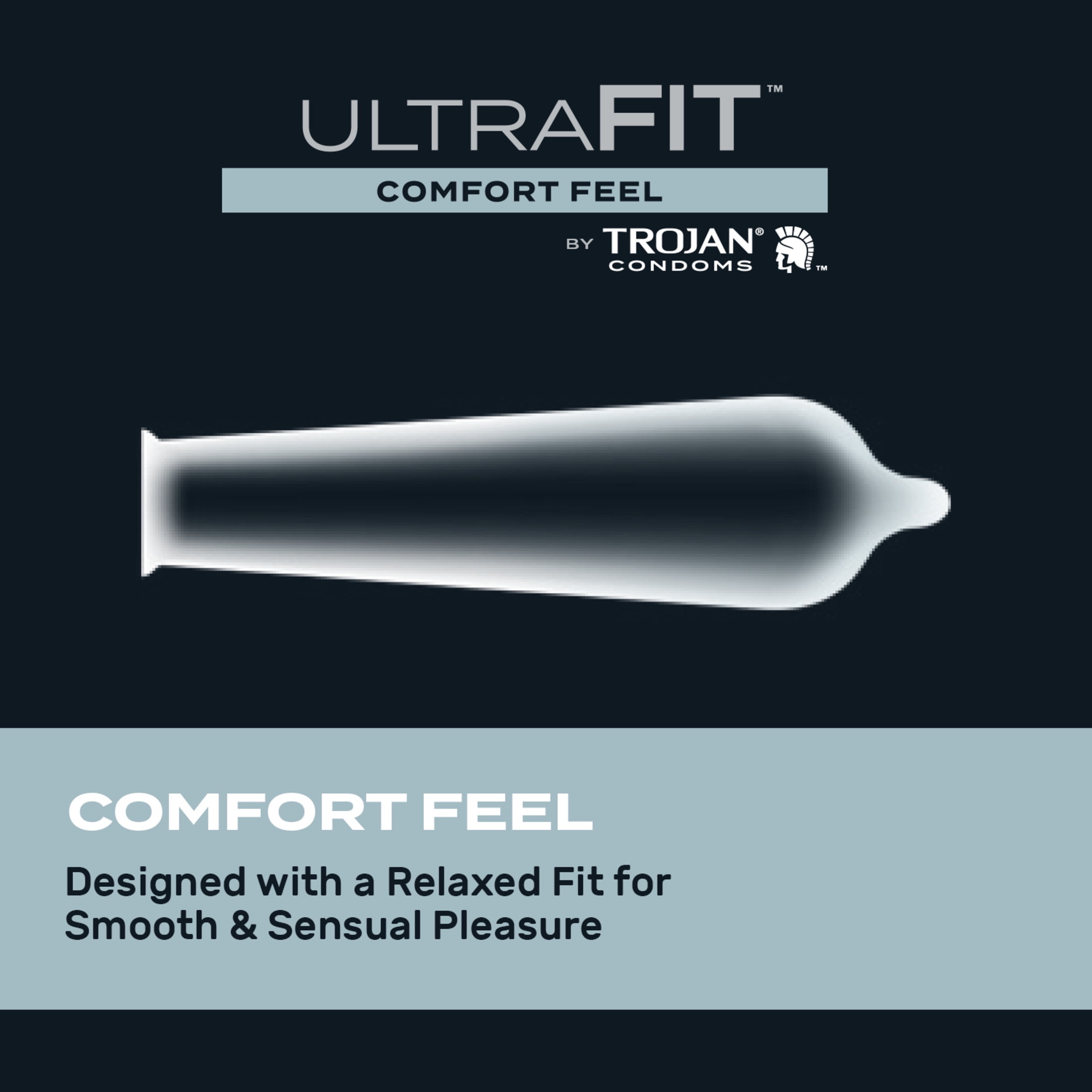 TROJAN CONDOM ULTRAFIT COMFORT FEEL 10C