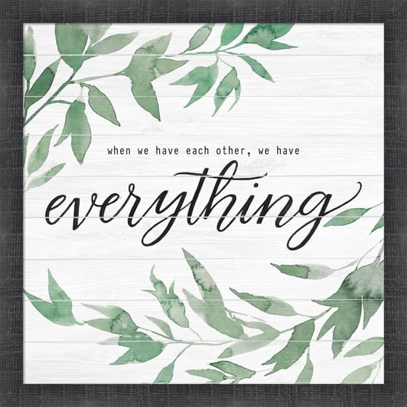 Great Art Now Family on Shiplap II by Grace Popp, Framed Wall Art, 17.5W x 17.5H