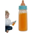 thumbnail image 2 of XUFLVPSEF Doll Magic Bottle Set 2 Disappearing Magic Milk & Juice Bottles with Caps and 2 Toy Pacifiers Baby Doll Accessories Feeding Set Stuff for Girls Christmas Birthday Gift Clearance Orange, 2 of 9