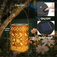thumbnail image 6 of JINTION  2 Pack Solar Outdoor Lantern Lights Waterproof Hanging Metal Decorative Gift for Garden Patio Yard Lawn Tabletop Women Mum Grandma, 6 of 6