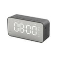 thumbnail image 2 of Giunmcul Holiday Deals Q6 Wireless Bluetooth Speaker Gift Radio Alarm Clock Mirror Clock Bluetooth Audio Office Home, 2 of 2