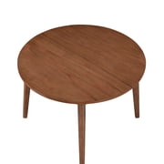 Better Homes & Gardens Greyson Mid-Century Extendable Dining Table, Solid Wood and Veneer, Acorn Finish