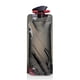 thumbnail image 1 of Foldable Water Bottle, Compact Reusable Silicone Travel Bottle, 700 ml Leakproof for Outdoor, Gym, Black, 1 of 2