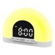 thumbnail image 1 of Reloj despertador con luz de amanecer ajustable para personas que duermen profundamente, reloj despertador con luz de amanecer, lámpara de amanecer con simulación de amanecer, 1 of 8