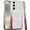 Pink, variant on For Samsung Galaxy S25 /S24 Case, Transparent Two Tone Gradiant Magnetic Space [Compatible with Magsafe] Hybrid Shockproof Protective Phone Cover (Blue)