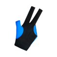 thumbnail image 4 of BAOSITY 3 Fingers Billiard Glove Elastic Glove Left Hand Lightweight Snooker Cue Glove Pool Cue Glove for Women Men Practice Training Blue, 4 of 8