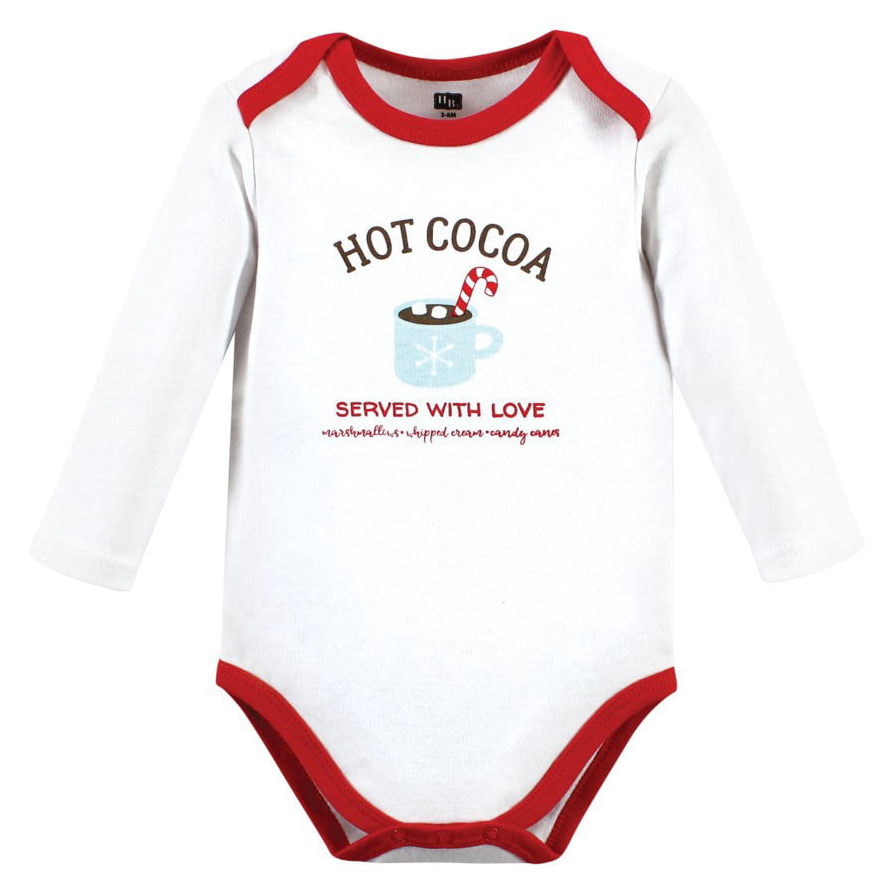 Hudson Baby Girl Cotton Long Sleeve Bodysuits, 3-Pack, Sizes Newborn-24 Months