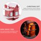 thumbnail image 4 of unbranded Casa De Pueblo Roja De Resina Con Para Ambientes Festivos Y Decorativos, 4 of 8