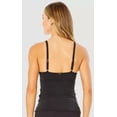 thumbnail image 3 of Anne Cole Women's Surplice Black Underwire Tankini Top 34DD/36D, 3 of 3