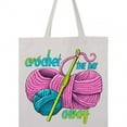 thumbnail image 4 of Inktastic Crochet the Day Away Tote Bag, 4 of 4