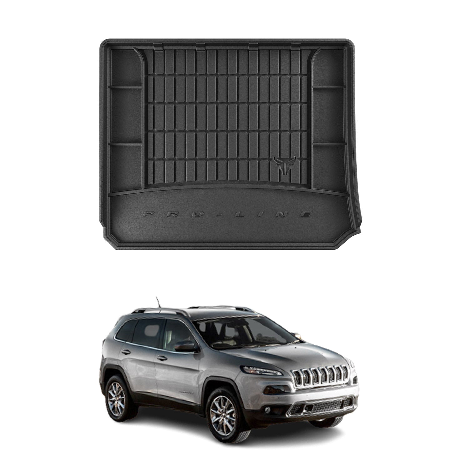 OMAC Premium Cargo Trunk Liner Black for Jeep Cherokee KL 20142022