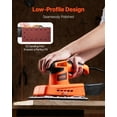 thumbnail image 4 of VEVOR 1/2 Sheet Sander 320W Max 12000 RPM Sheet Finishing Sander for Woodworking, 4 of 9