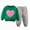A15-Dark Green, variant on Girls Outfit Set Cute Flower Print Long Sleeved Sweatshirt Pants 2Pcs Set for 6-24 Months 2T 3T 4T 5T 6T Children Pink,3-4 Years