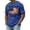 Blue, variant on Zimjoy Men's Patriotic We The People T-Shirt 250th Anniversary 1776-2026 American Flag Short Sleeve Crew Neck Casual Summer Tee for 4th of July Pink 3XL