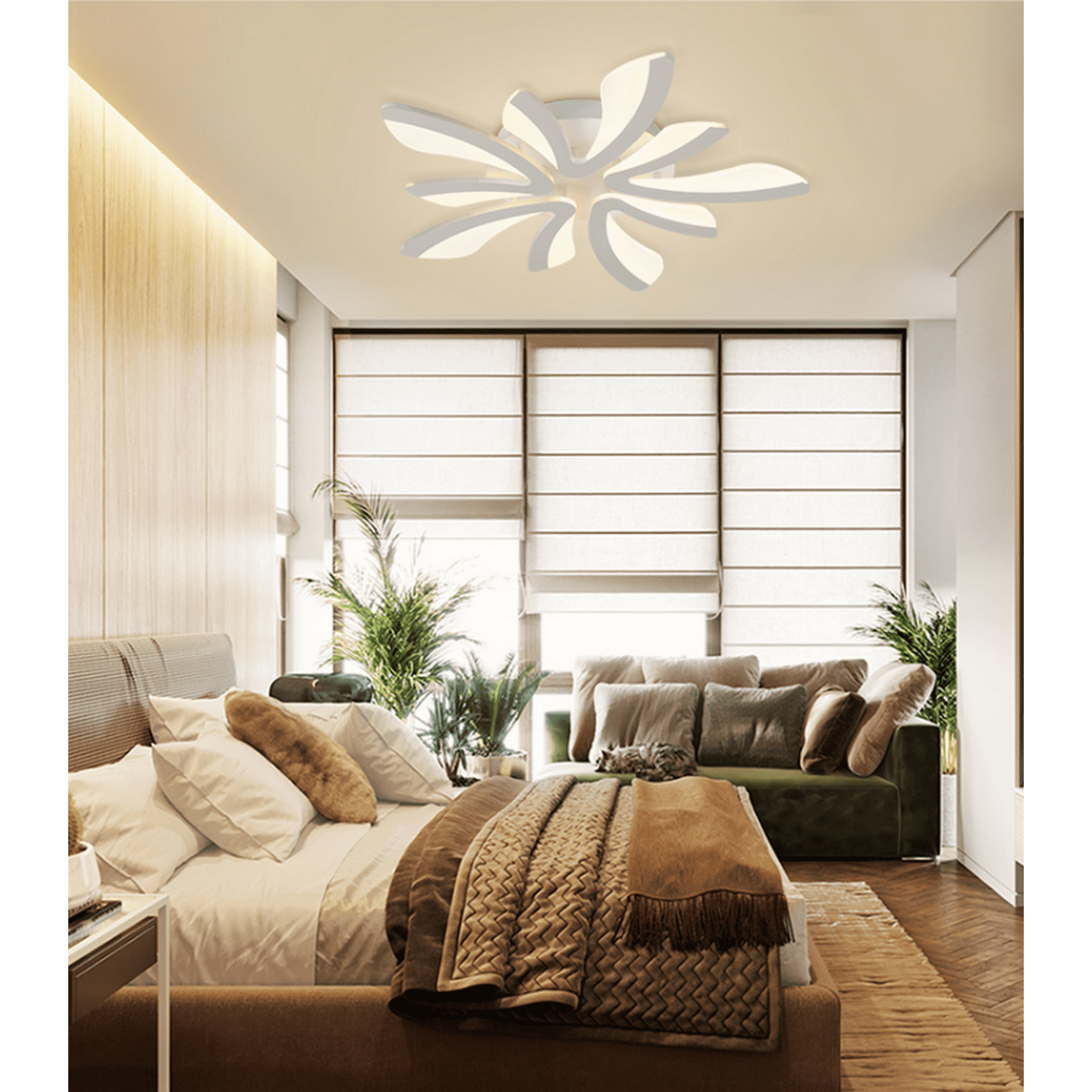 Led Pendant Light Modern Dandelions Design Ceiling Light