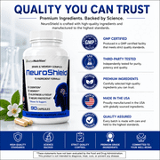 NeuroShield Advanced Memory Formula, Brian Boosting Ingredients, Bacopa, Huperzine-A & More Three Bottles