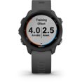 thumbnail image 3 of Garmin Forerunner 245 GPS Running Smartwatch (Slate Gray) + Extended Warranty + Cleaning Cloth, 3 of 5