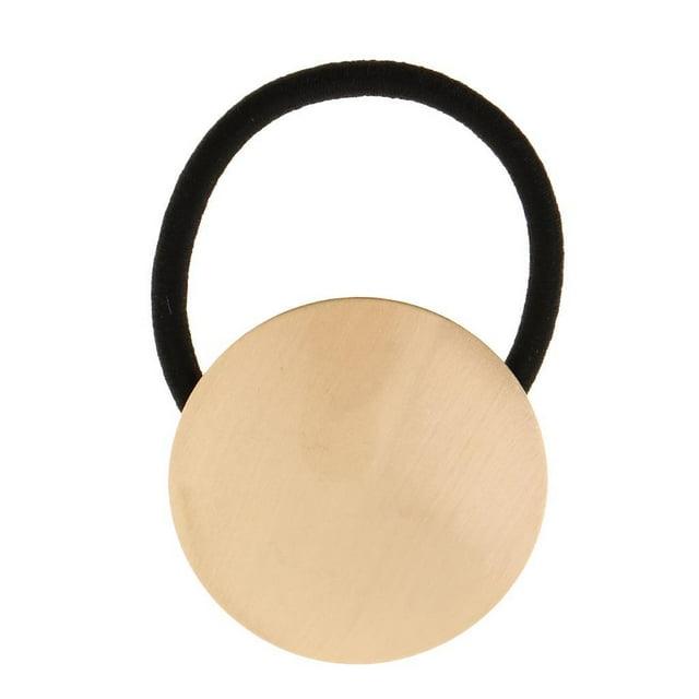 Banda de Pelo Elástica Accesorios para Peinado de Mujer - Oro, Estilo 1 Sunnimix Soporte elástico para cola de caballo