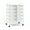 Transparent, variant on Spaco 10-Drawer Rolling Storage Cart-Deep Multicolor, Craft Organizers and Storage, Multipurpose Organizer Cart for Home, Office, School