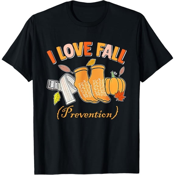 I Love Fall Prevention Fall Physical Therapy Vintage Funny Gifts Men Woman T-shirt