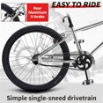 thumbnail image 4 of Akaber 20 Inch Boys Bike, BMX Bikes for Kids 6-14, Bike for Boys with 4 Pegs, High-Carbon Steel BMX Frame, 360° Handlebar Rotation, 4 of 7