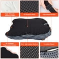 thumbnail image 4 of Cojín de asiento de coche ZHOOGE Comfort Memory Foam para conducir, 4 of 7