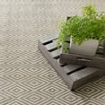 thumbnail image 5 of Dash & Albert Diamond Handwoven Indoor/Outdoor Rug, 2' x 3', Fieldstone/Ivory, 5 of 6