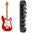 thumbnail image 4 of Pieza de guitarra eléctrica, aleación de zinc, guitarra eléctrica, puente de guitarra de metal, juego de cola de puente de guitarra, durabilidad extendida, 4 of 8