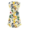 thumbnail image 7 of MYAOYI Women's Dresses Tropical Bird Floral Print Sleeveless V Neck Summer Dress Casual Babydoll Tank Sundress, 7 of 7