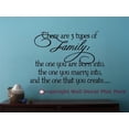 thumbnail image 2 of Home Decor 3 Types Of Family Wall Sticker Viny Decals Saying 23x15.5 Chocolate Brown, 2 of 3